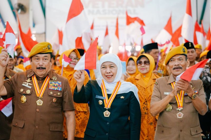 Medan Perang Berubah, Khofifah Ajak Jatim Lawan Kebodohan hingga Hoaks