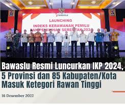 Bawaslu RI Luncurkan Kerawanan Pemilihan 2024