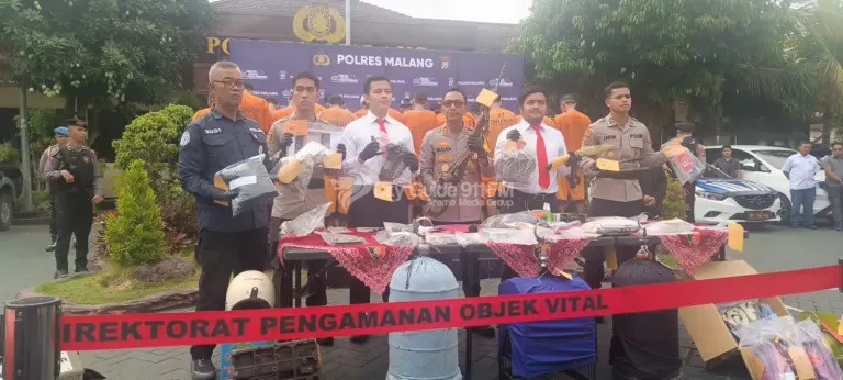 Operasi Sikat Semeru Ungkap Ratusan Tersangka, Polres Malang Temukan Beragam Modus Kejahatan