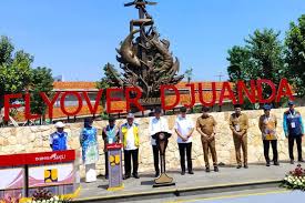 Jokowi Resmikan Flyover,  Jembatan, Hingga Jalan Di Jatim.