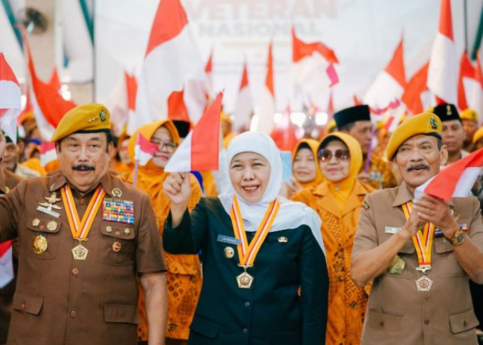 Medan Perang Berubah, Khofifah Ajak Jatim Lawan Kebodohan hingga Hoaks