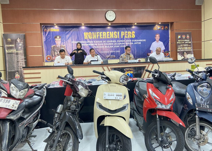 Polda Jatim Ungkap Tren Baru, Pelaku Curanmor Kini Banyak Berstatus Pelajar