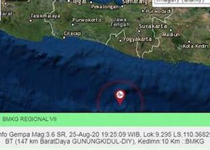 Gunungkidul Dilanda Gempa Susulan Sampai 121 Kali