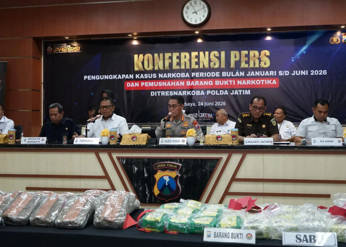 Alarm Bahaya Narkoba di Jatim: Ribuan Tersangka Ditangkap, Jaringan Internasional Mulai Terendus