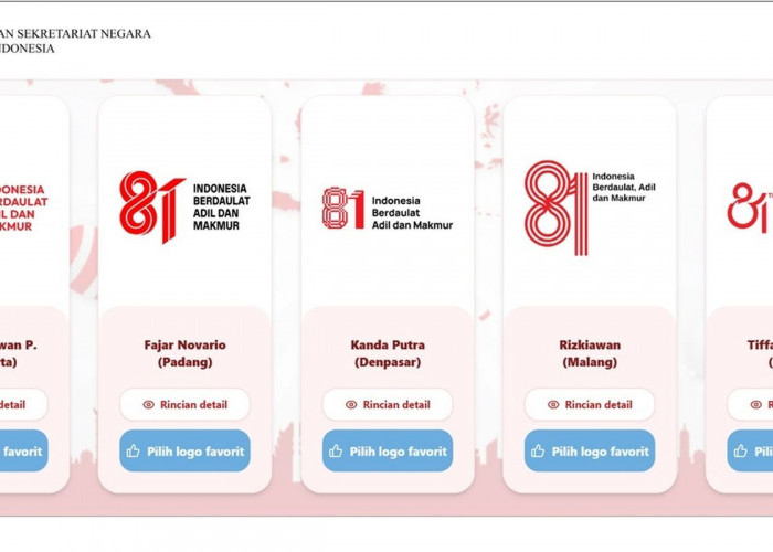 Sejarah Baru HUT RI! Untuk Pertama Kalinya Rakyat Pilih Langsung Logo Kemerdekaan Indonesia