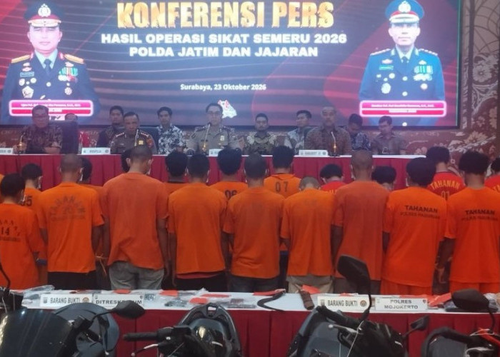 Bukan Hanya Target Operasi, Polisi Bongkar Ribuan Kasus Kriminal di Jatim