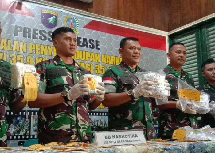 TNI Gagalkan Penyelundupan Ekstasi Puluhan Kilogram