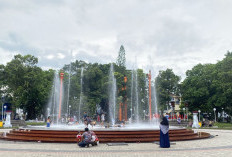 Air Mancur Alun-Alun Malang Tak Lagi Menyala Seharian, Ini Penyebabnya