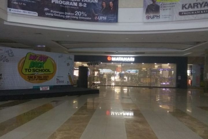 Hari Pertama PPKM, Mall Cito Sepi