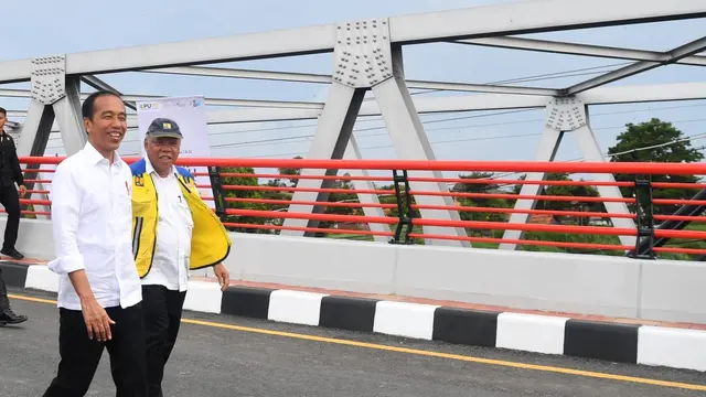 Presiden Jokowi Resmikan Beberapa Jembatan Baru di Lintas Utara Jawa