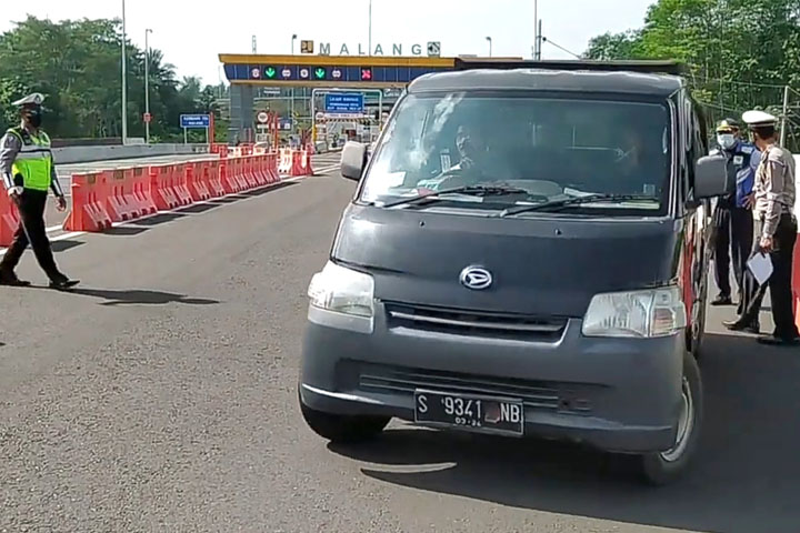 Hari Ke-5 Larangan Mudik, 98 Kendaraan Diperiksa