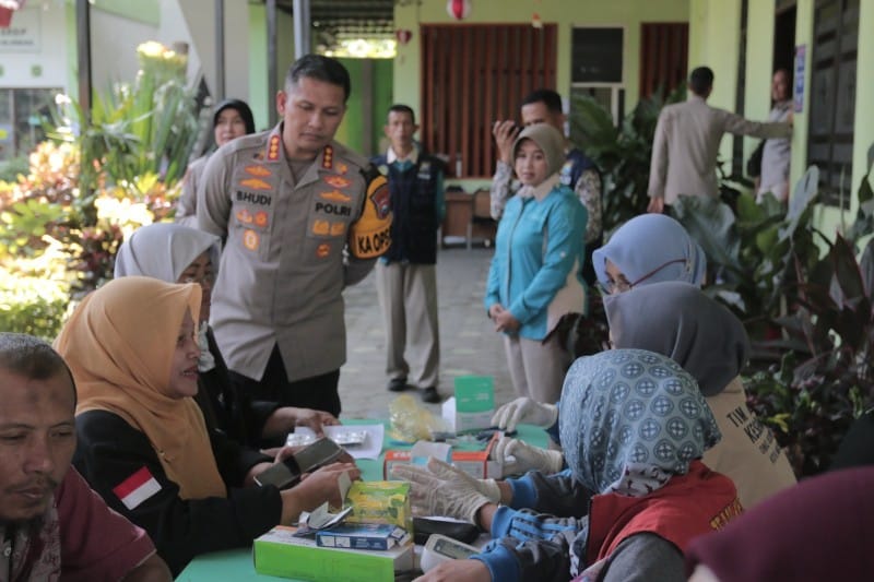 Polresta Malang Kota Layani Cek Kesehatan Petugas Keamanan dan Penyelenggara Pemilu