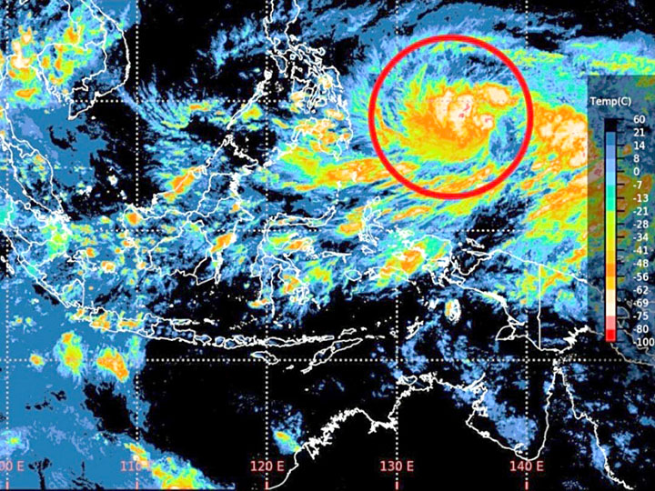 BNPB Minta 30 Provinsi Waspadai Bibit Siklon Tropis 94W