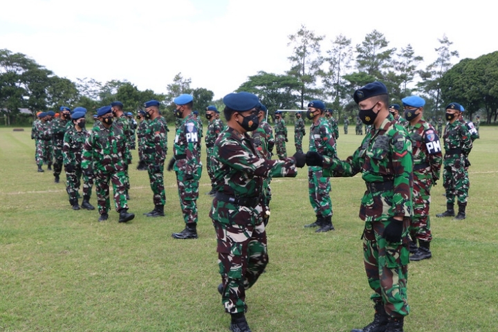 Lanud Abd Saleh Gelar Pelantikan Kenaikan Pangkat Personel