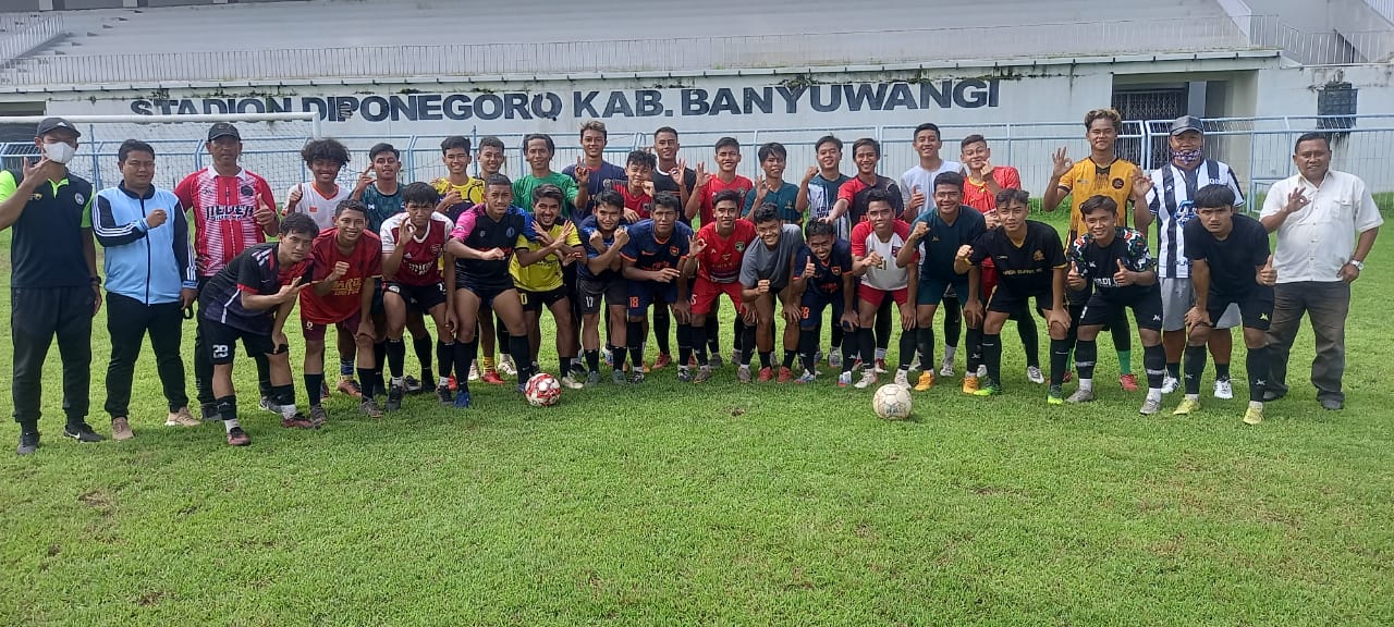 Tim Sepak Bola Porprov Banyuwangi Mulai Berlaga