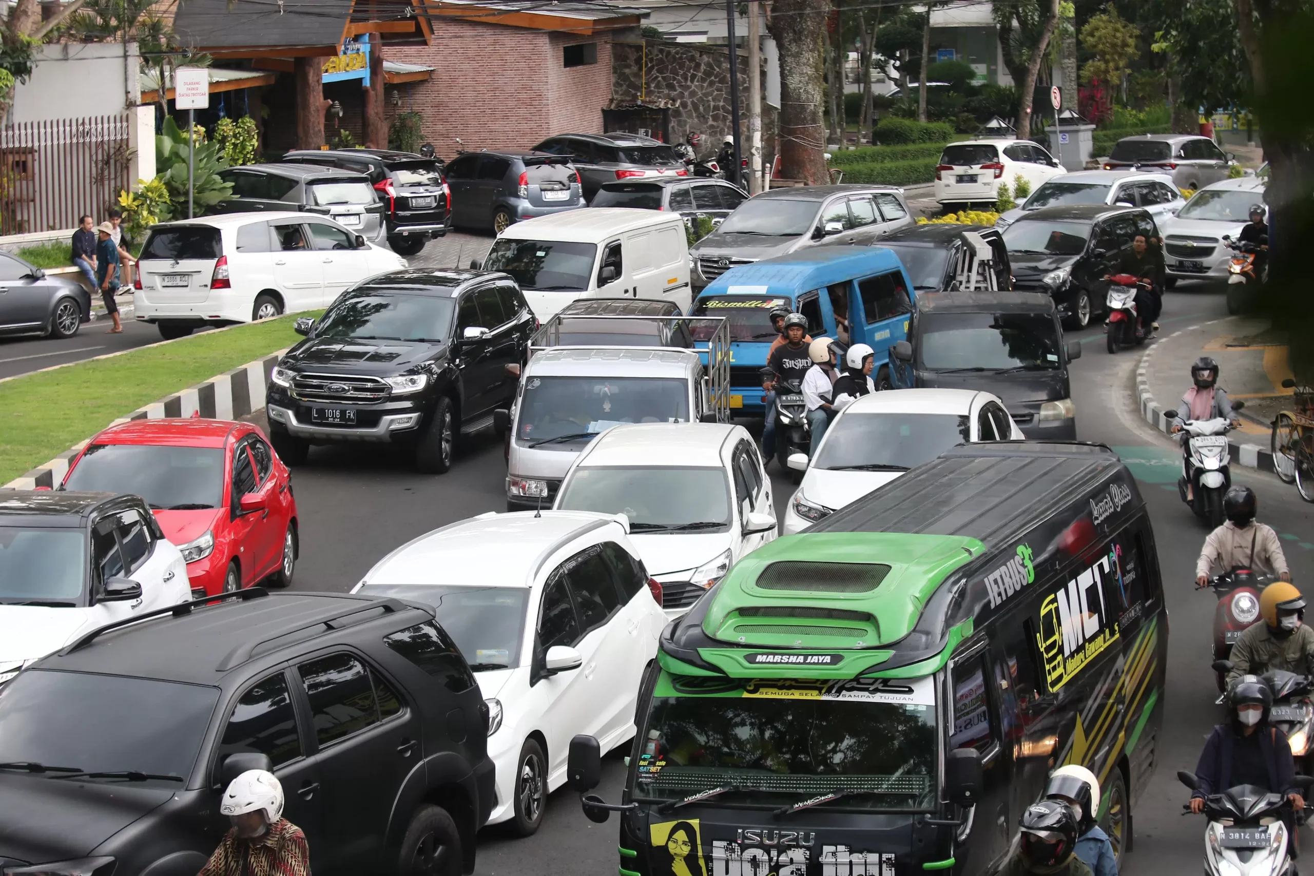 Ada Belasan Titik Macet Di Malang Selama Natal