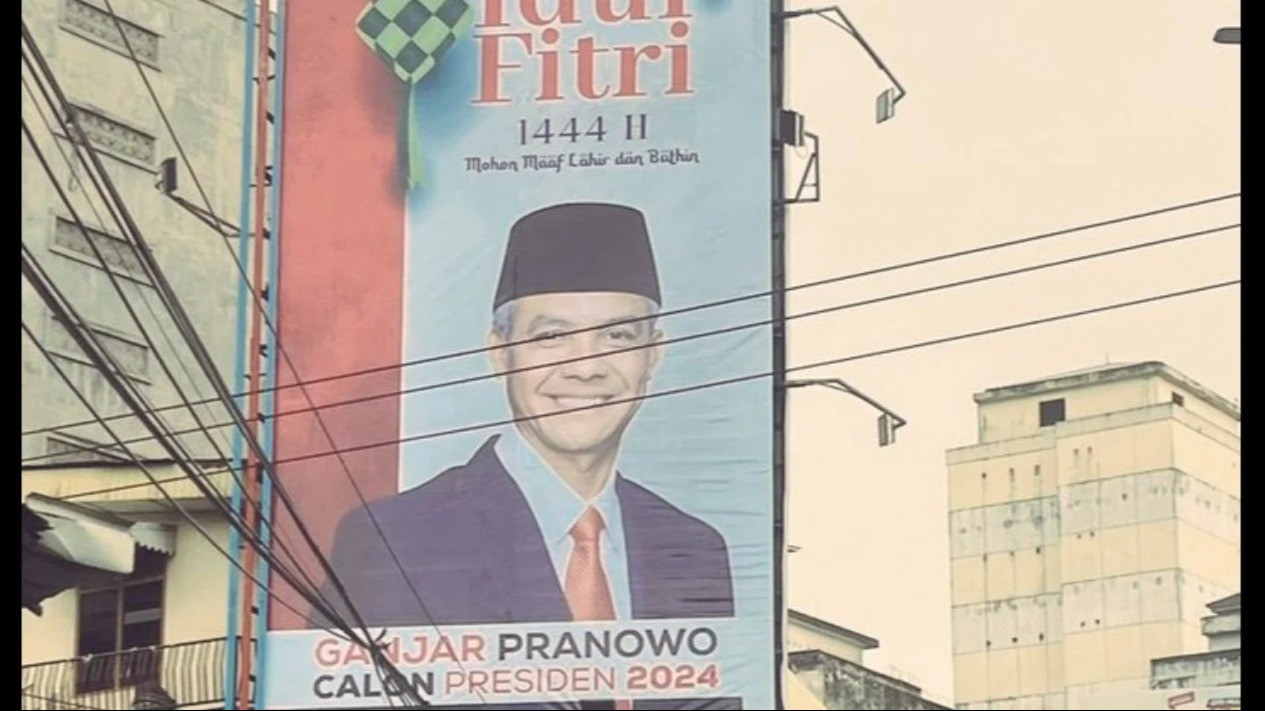 Bawaslu Kabupaten Malang Bantah Copot Banner Bacapres Ganjar Pranowo