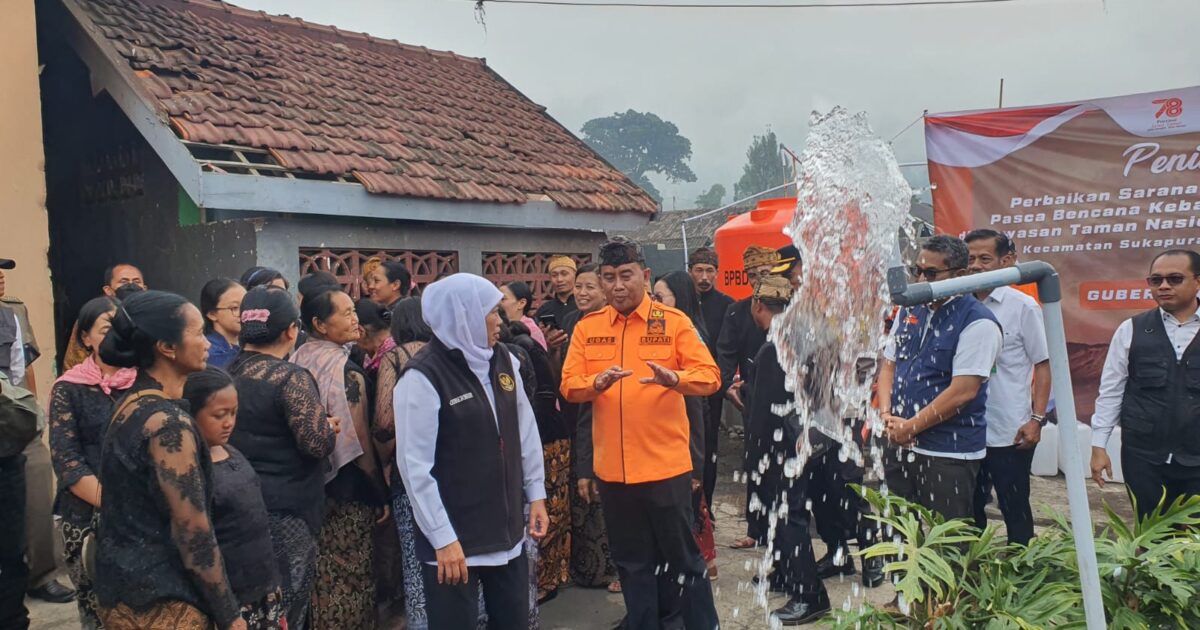 Gubernur Jatim Tinjau Sarana Prasarana Air Bersih di Kawasan Bromo