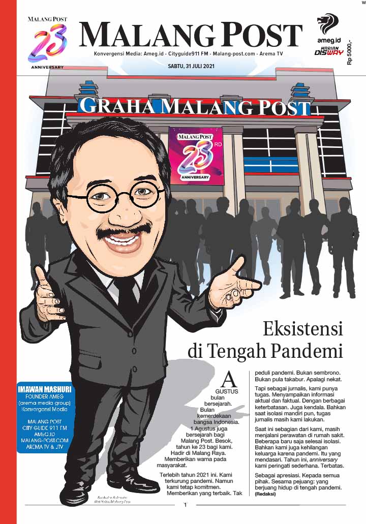 HARIAN DI’S WAY MALANG POST 31 JULI 2021