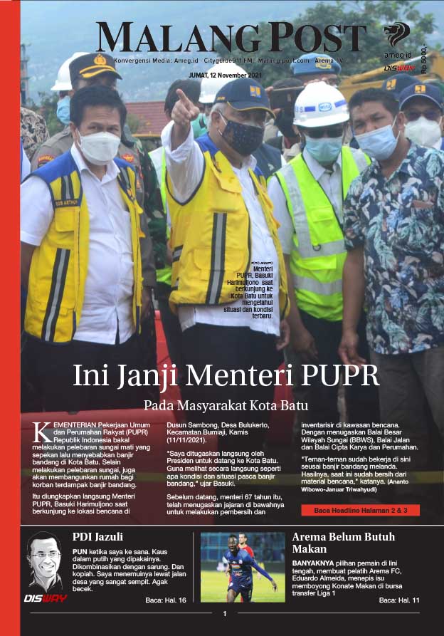 HARIAN DI’S WAY MALANG POST 12 NOVEMBER 2021