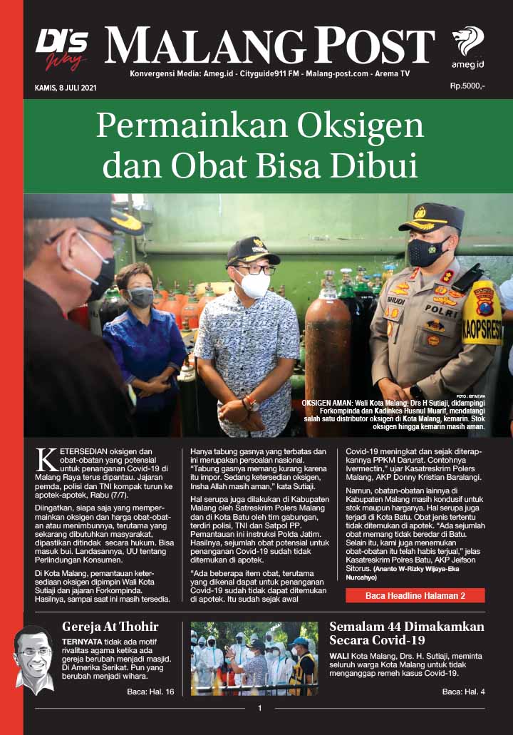 HARIAN DI’S WAY MALANG POST 8 JULI 2021