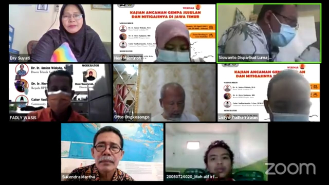 LP2M UM Gelar Webinar Mitigasi Bencana