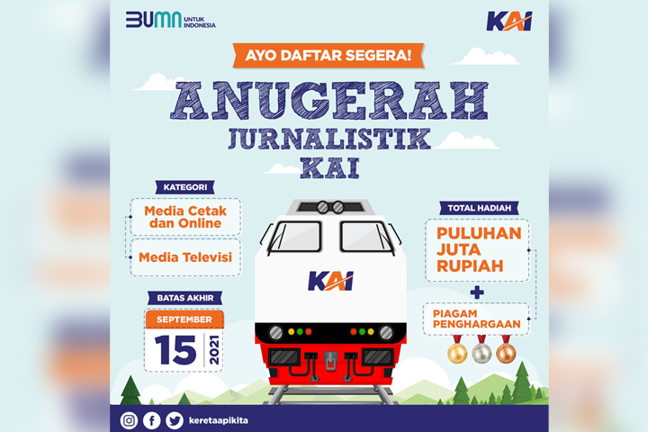 Apresiasi Insan Pers Nasional, KAI Gelar Anugerah Jurnalistik