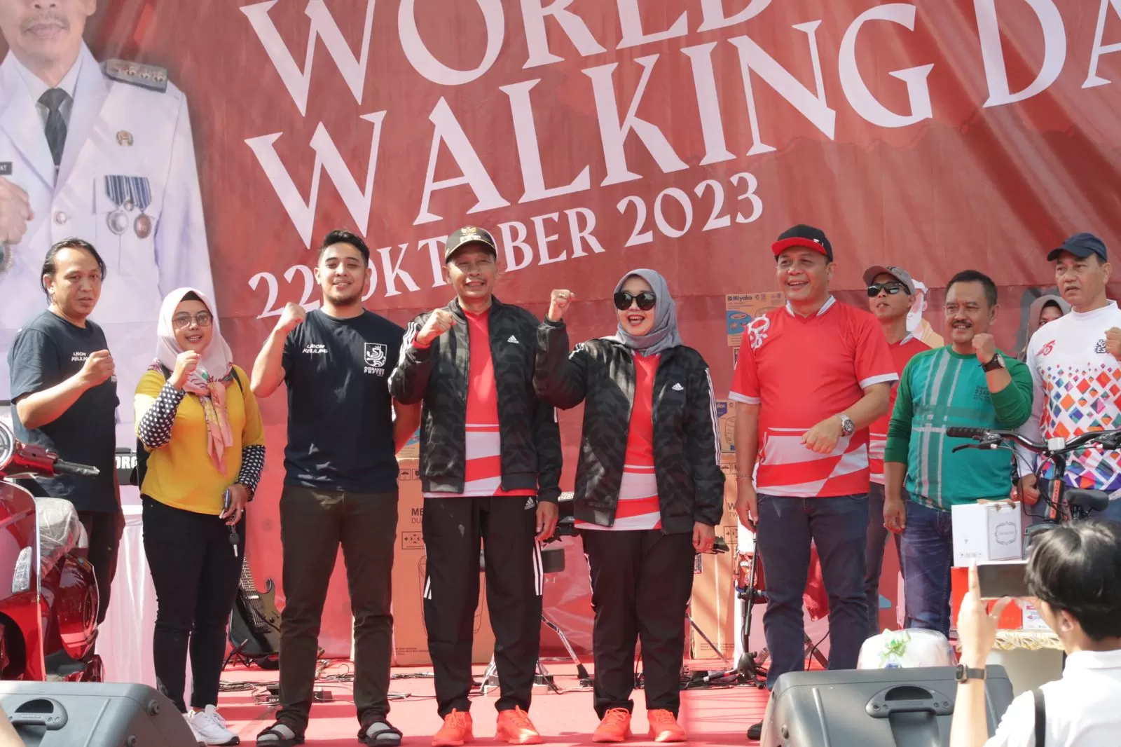 Pj Wali Kota Malang Jalan Kaki di World Walking Day dan CFD