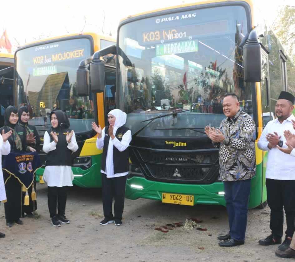 Bus Trans Jatim Koridor III Mojokero-Gresik Beroperasi