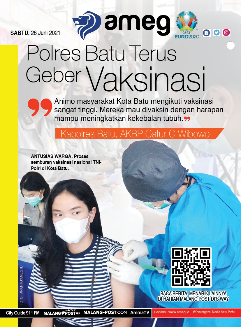 Polres Batu Terus Geber Vaksinasi