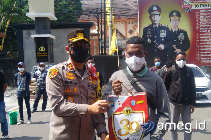 Akpol 91 Bhara Daksa Salurkan Bantuan ke Warga Kota Malang