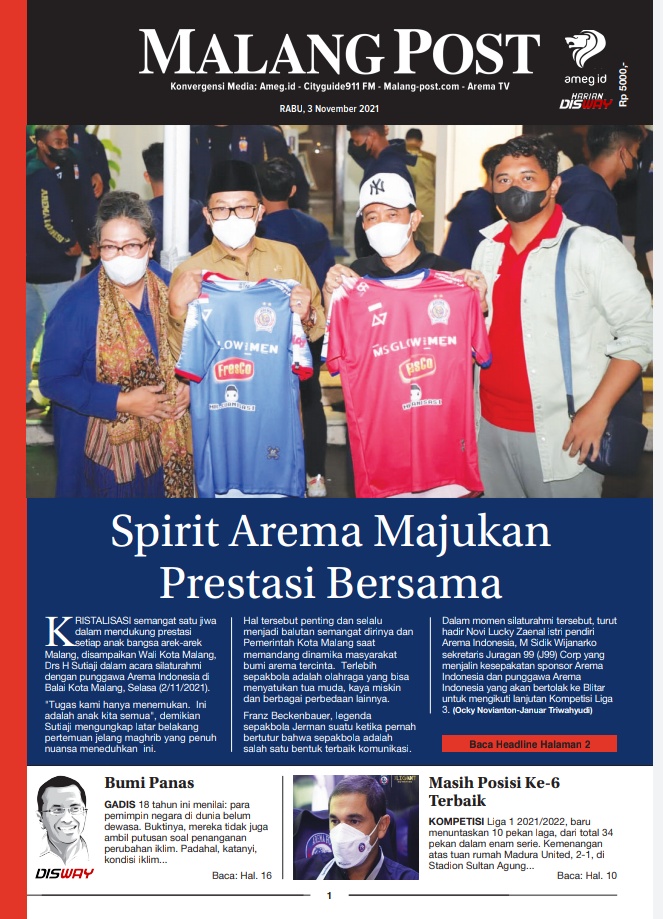 HARIAN DI’S WAY MALANG POST 3 NOVEMBER 2021