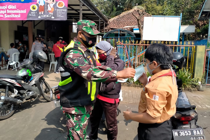 Tak Pakai Masker, 6 Pengendara Kena Sanksi Sosial