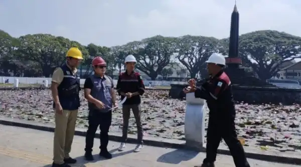 Kejari Kota Malang Tidak Temukan Kejanggalan  Dalam Revitalisasi Alun-Alun Tugu