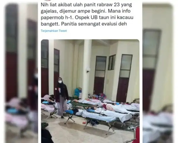 VIRAL DI TWITTER PAPERMOB MAHASISWA UB AKIBATKAN BANYAK MAHASISWA BARU TERKAPAR