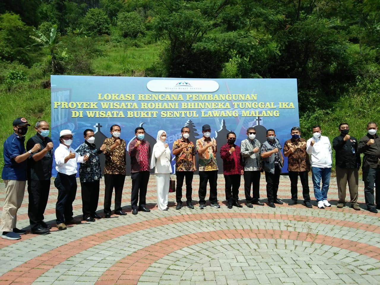 WBS-BNPT Bangun Wisata Rohani di Lereng Bukit Sentul