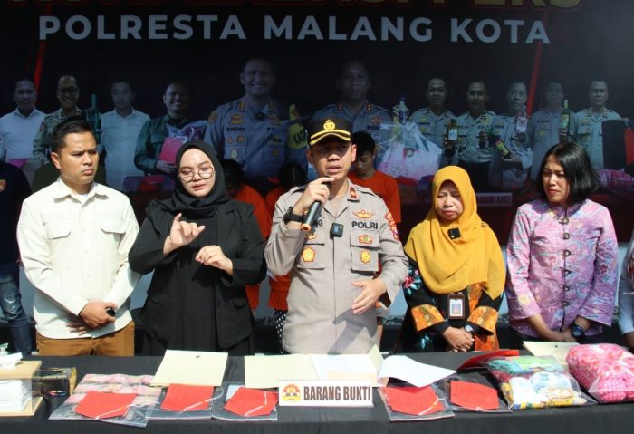 Polresta Malang Kota Menangkap 3 Pelaku Perdagangan Bayi Ilegal  