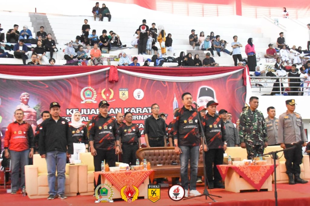 Kejuaraan Karate Piala Kemerdekaan Resmi Dibuka Pj Wali Kota Malang