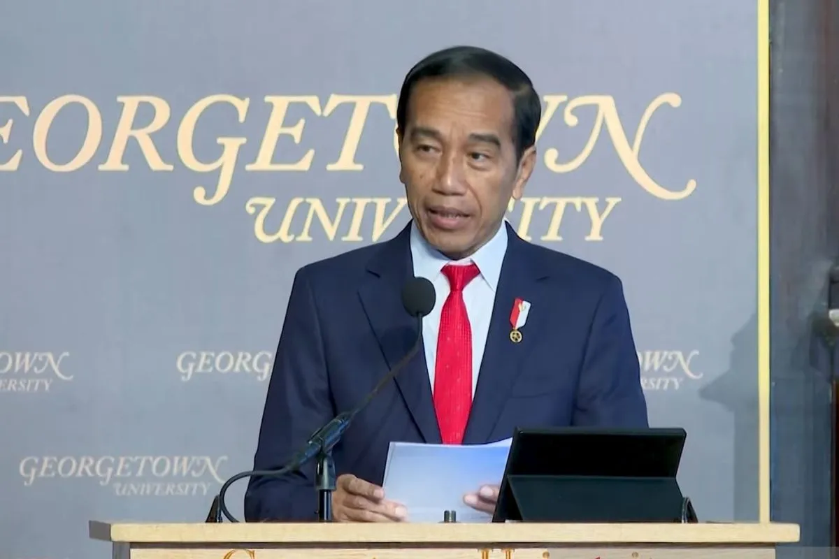 Presiden Indonesia Jokowi Suarakan Pentingnya Perdamaian