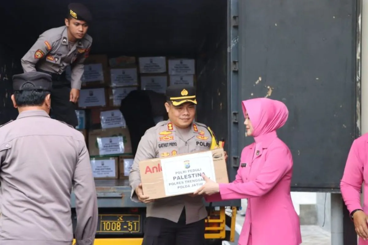 Polres Trenggalek Galang Bantuan Untuk Palestina