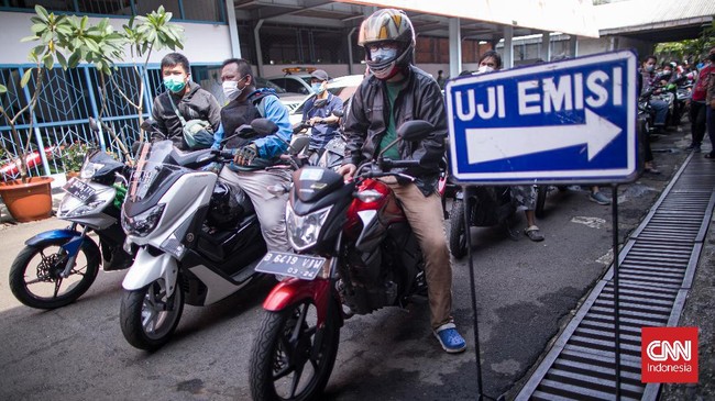 Mulai 26 Agustus Motor Akan Ditilang 250 Ribu di DKI Kalau Tidak Lolos Uji Emisi