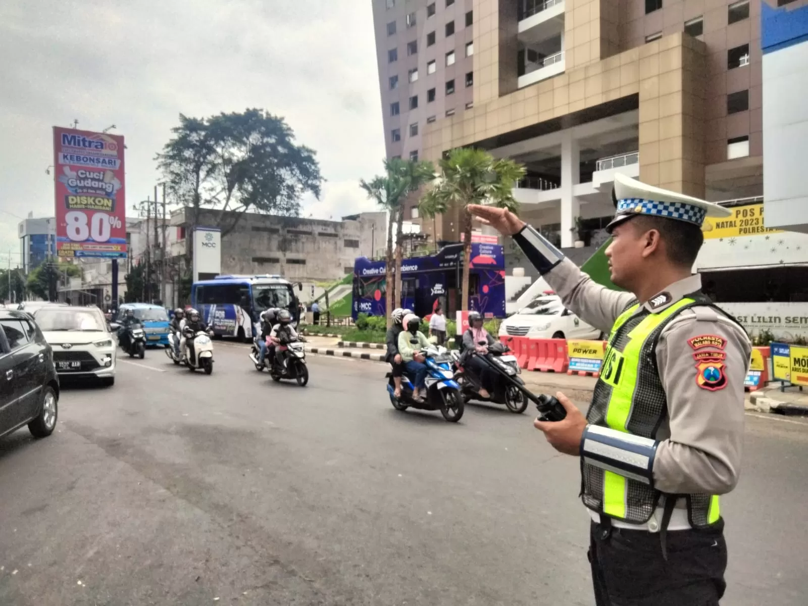 Ada Ribuan Pengendara Di Kota Malang Yang Melanggar Aturan Saat Libur Nataru 