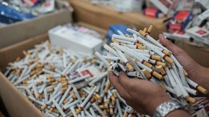 Ada Ratusan Ribu Peredaran Rokok Ilegal Berhasil Digagalkan Bea Cukai Malang