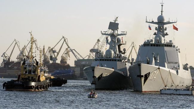 Latihan Di Laut Jepang, China-Rusia Sampai Kirim Kapal Perang