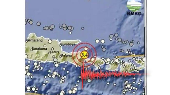 Gempa 3,4 Magnitudo Mengguncang Banyuwangi