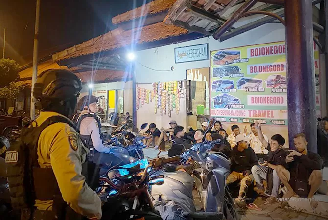 Anak Motor Resahkan Warga Bojonegoro Karena Membawa Sajam