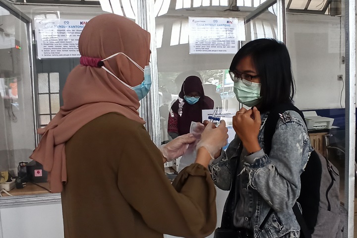 Layanan Test Antigen dan GeNose Stasiun Malang Dipindah