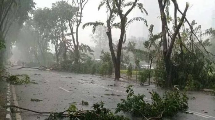 Beberapa Wilayah di Jatim Kelistrikan Sempat Terganggu Akibat Hujan Angin