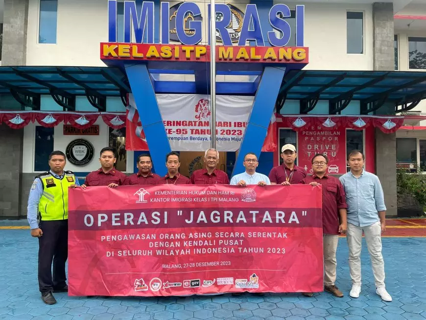 Jagratara Masih Digiatkan Imigrasi Malang untuk Jaga Keamanan saat Nataru sampai Pemilu