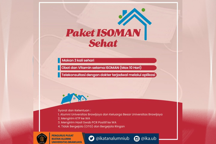 Satgas Covid KA UB Rilis Aplikasi Isoman